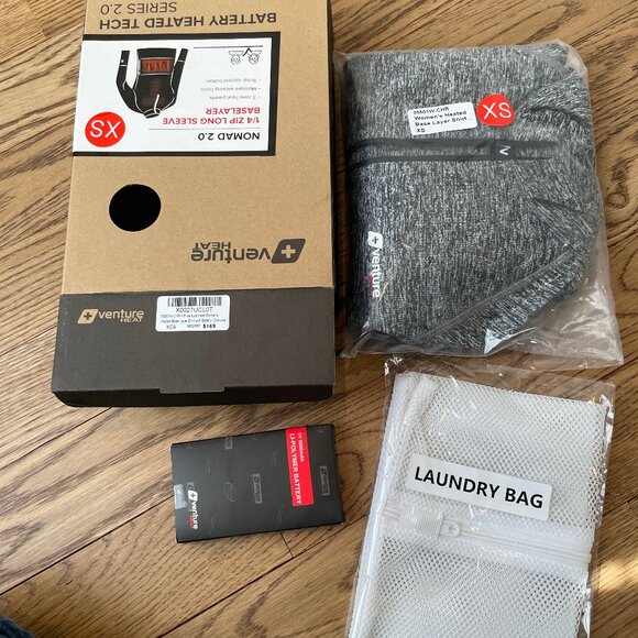 NEW. Venture Heat Battery Heated Base Layer, XS - Picture 10 of 12